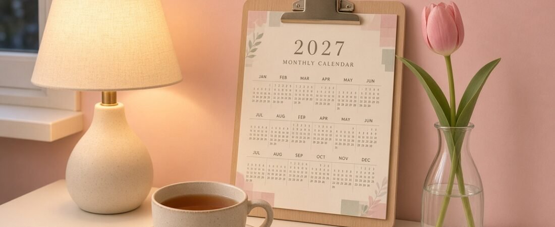 Aesthetic 2027 Calendar: 4 Cozy Ways to Style Yours