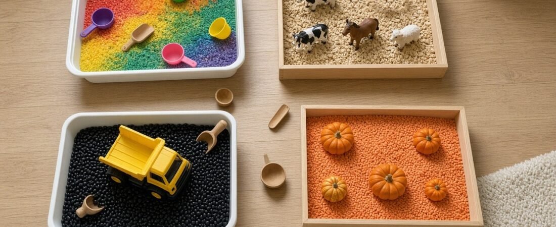 12 Easy Sensory Bin Ideas for Toddlers (Simple Setups Kids Love!)