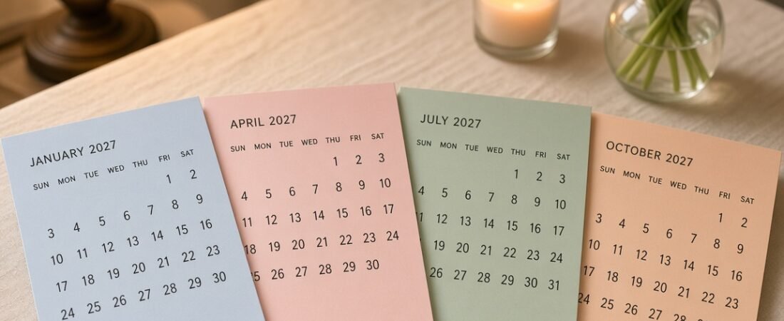 2027 Calendar Design Ideas: 4 Fresh Pastel Looks to Copy